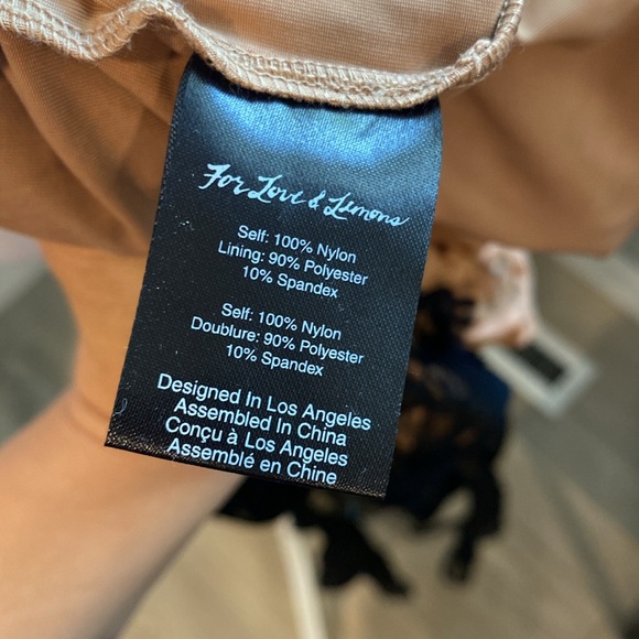 For Love And Lemons Black Lace Dress SizeSmall, Open Back, Long Sleeve Dress - Picture 10 of 16